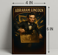 Iconic Leadership and Legacy in Historical or Presidential Poster