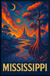Mississippi Dreamscape Poster