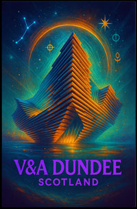 VA Dundee Scotlands Architectural Marvel Poster