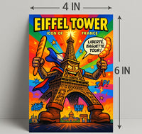 Eiffel Tower Icon of France Poster PosterGoat