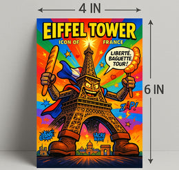 Eiffel Tower Icon of France Poster PosterGoat