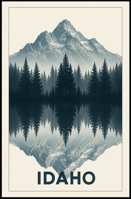 Idaho Mountain Reflection Poster