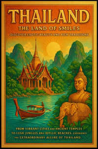 Thailand The Land of Smiles Poster