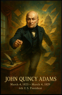 John Quincy Adams Patriotic Historical or Presidential Poster