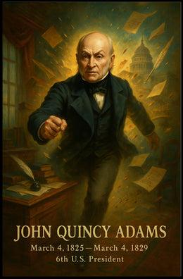 John Quincy Adams Patriotic Historical or Presidential Poster