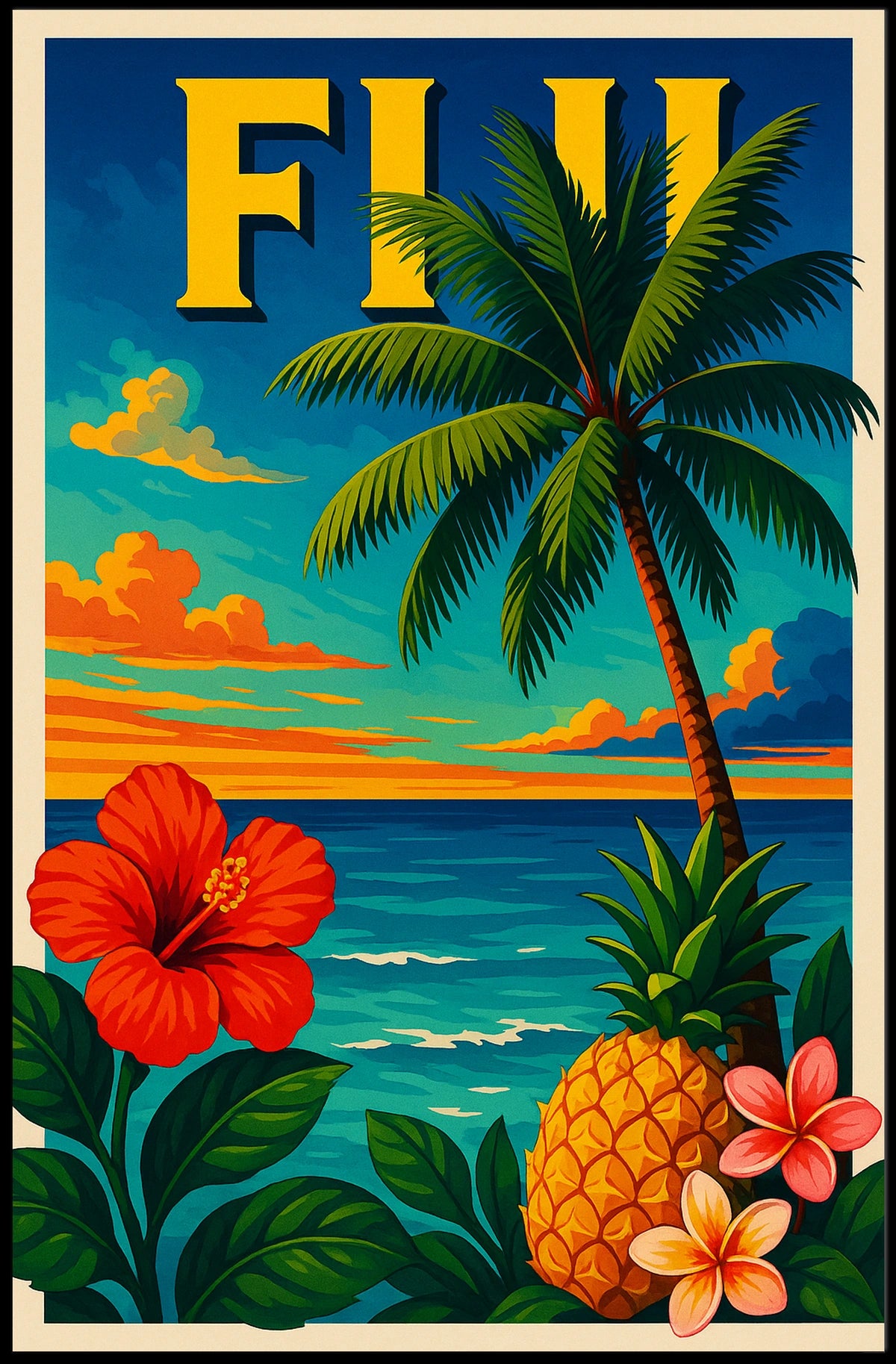 Tropical Paradise Poster