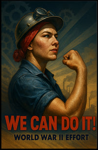 We Can Do It World War II Effort Poster