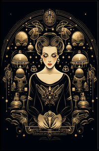 Celestial Elegance Poster