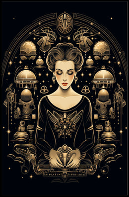 Celestial Elegance Poster