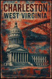 Charleston, West Virginia Poster