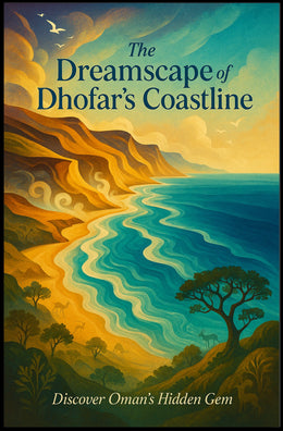 Dhofar Coastal Beauty: Abstract Art Travel Poster