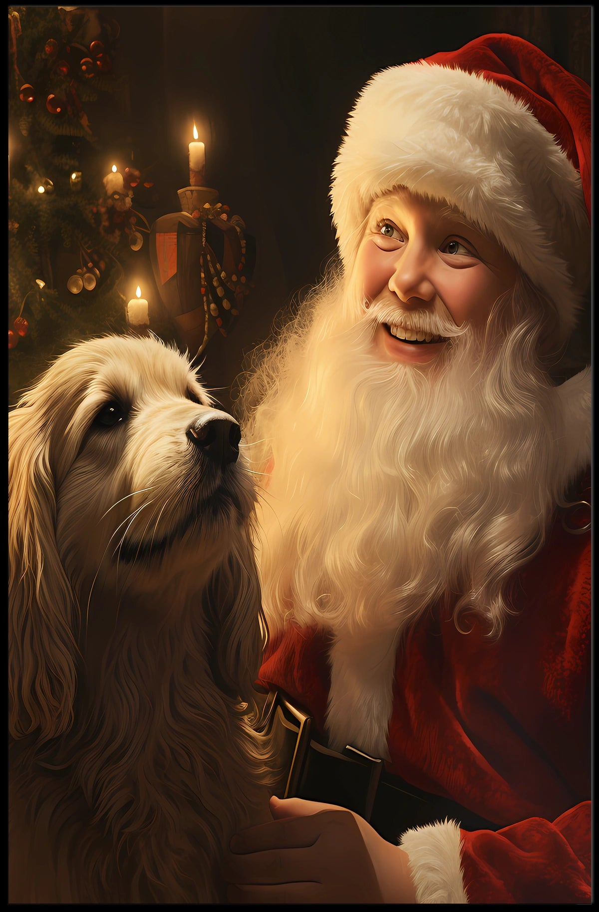 SantaS Joyful Moment Poster