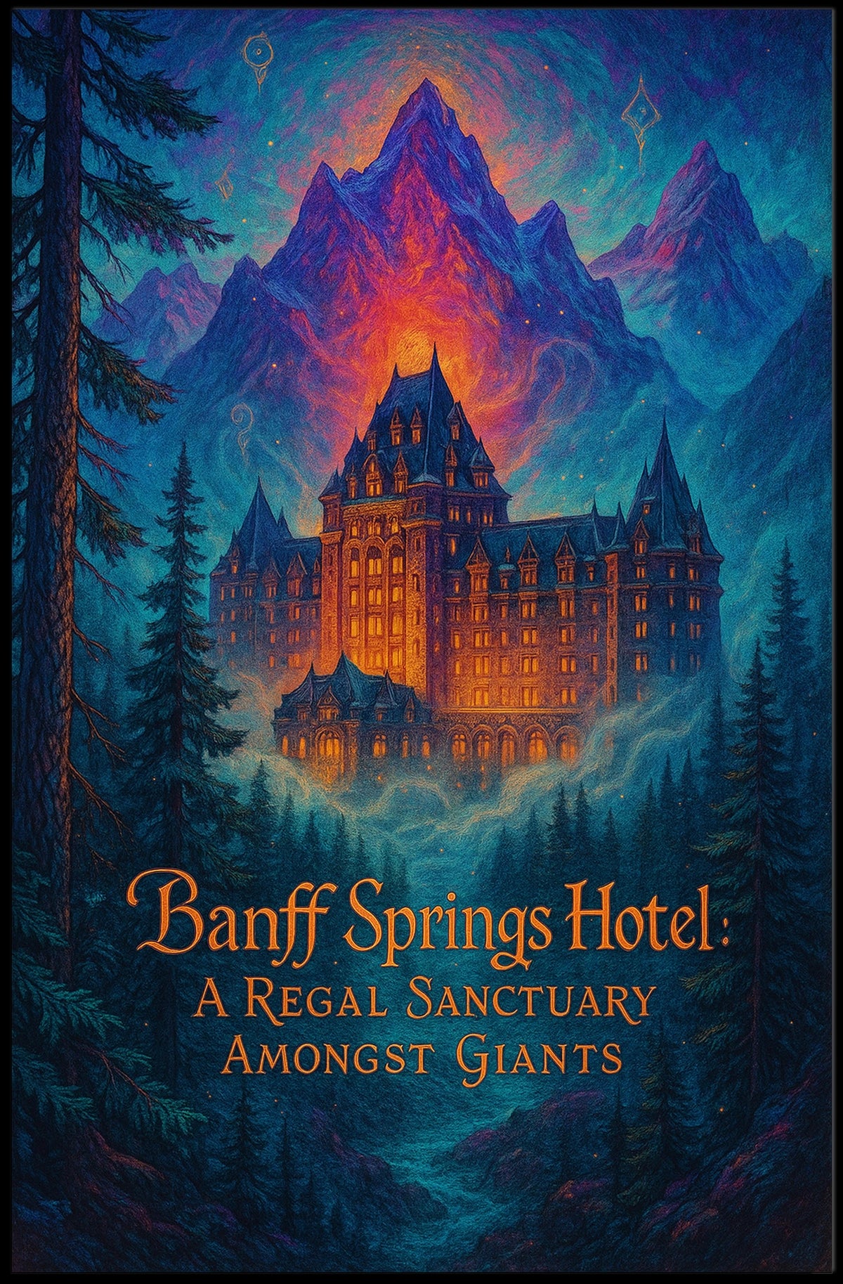Banff Springs Hotel A Regal Sanctuary Poster