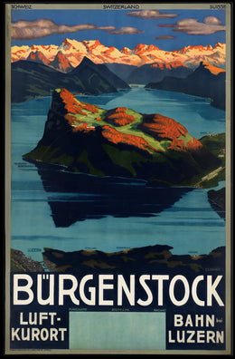 Bürgenstock Scenic Swiss Retreat Poster