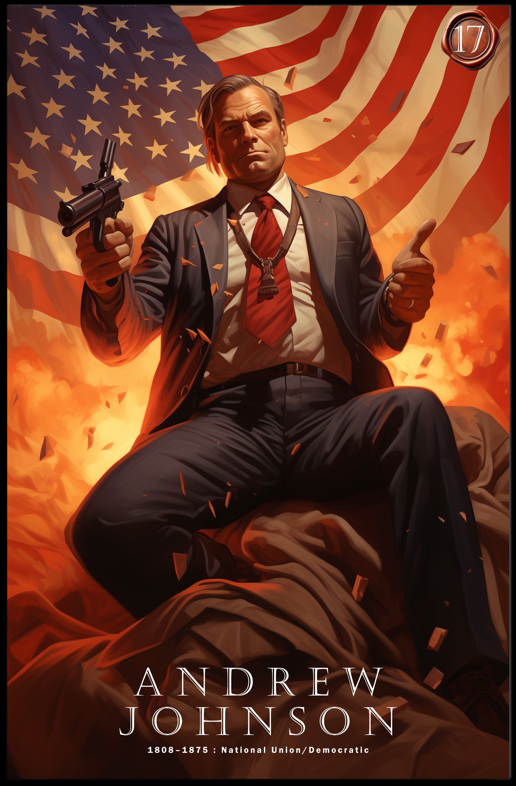 Andrew Johnson Commemorative Poster