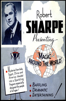 Magic Show Vintage Poster Featuring Robert Sharpe Cultural or Heritage Poster