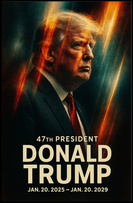 Trump Patriotism Leadership Expressionism Poster