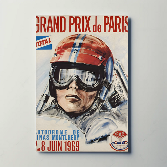 Grand Prix de Paris – 1969 Motor Race Poster