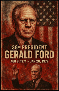 Gerald Ford 38th President Poster