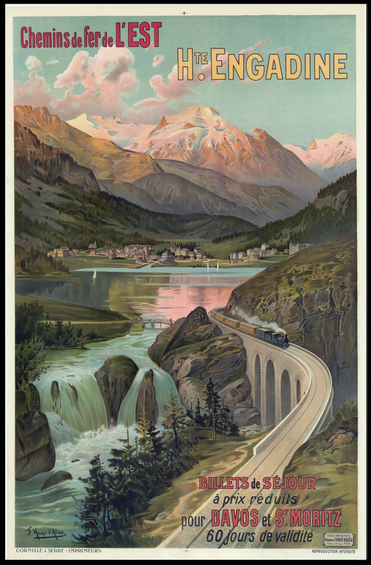 Journey To The Engadine Poster
