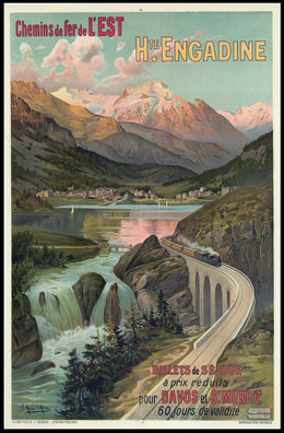 Journey To The Engadine Poster