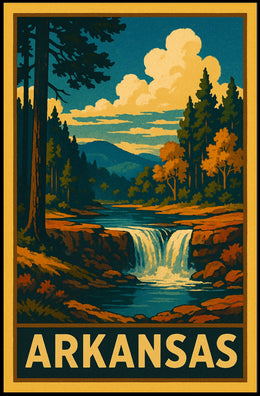 Arkansas Nature Poster
