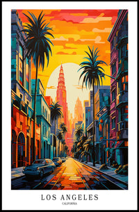Los Angeles Sunset Poster