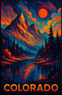 Colorado A Vibrant Landscape Poster