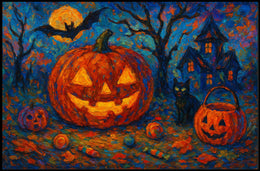 Halloween Night Fantasy Gothic Poster