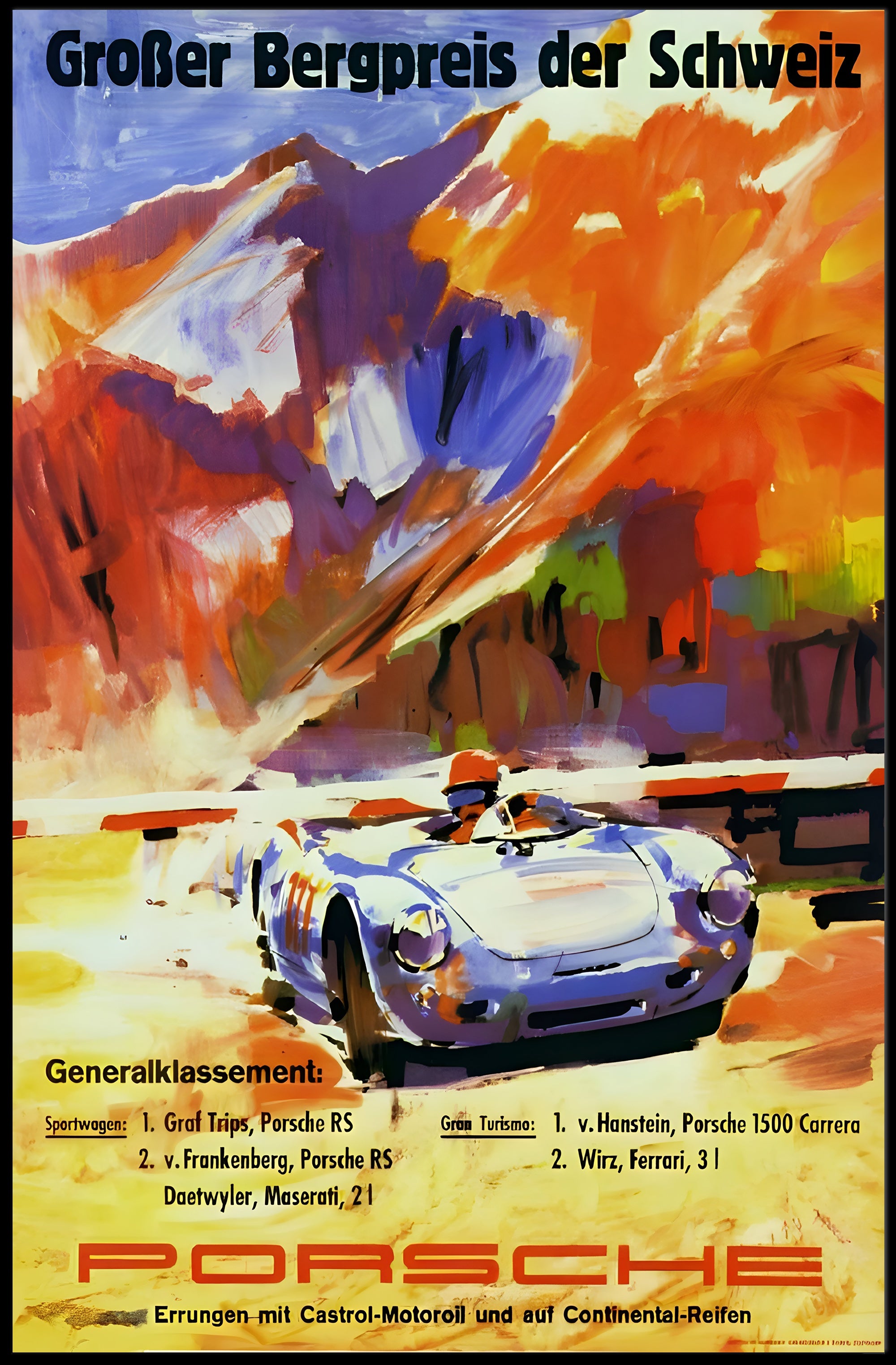Großer Bergpreis der Schweiz Poster