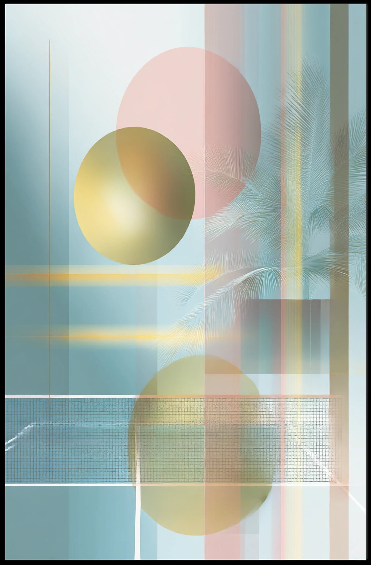 Abstract Geometric Harmony Poster