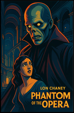 Lon Chaney Phantom Opera Gothic Cinematic Collectors Poster