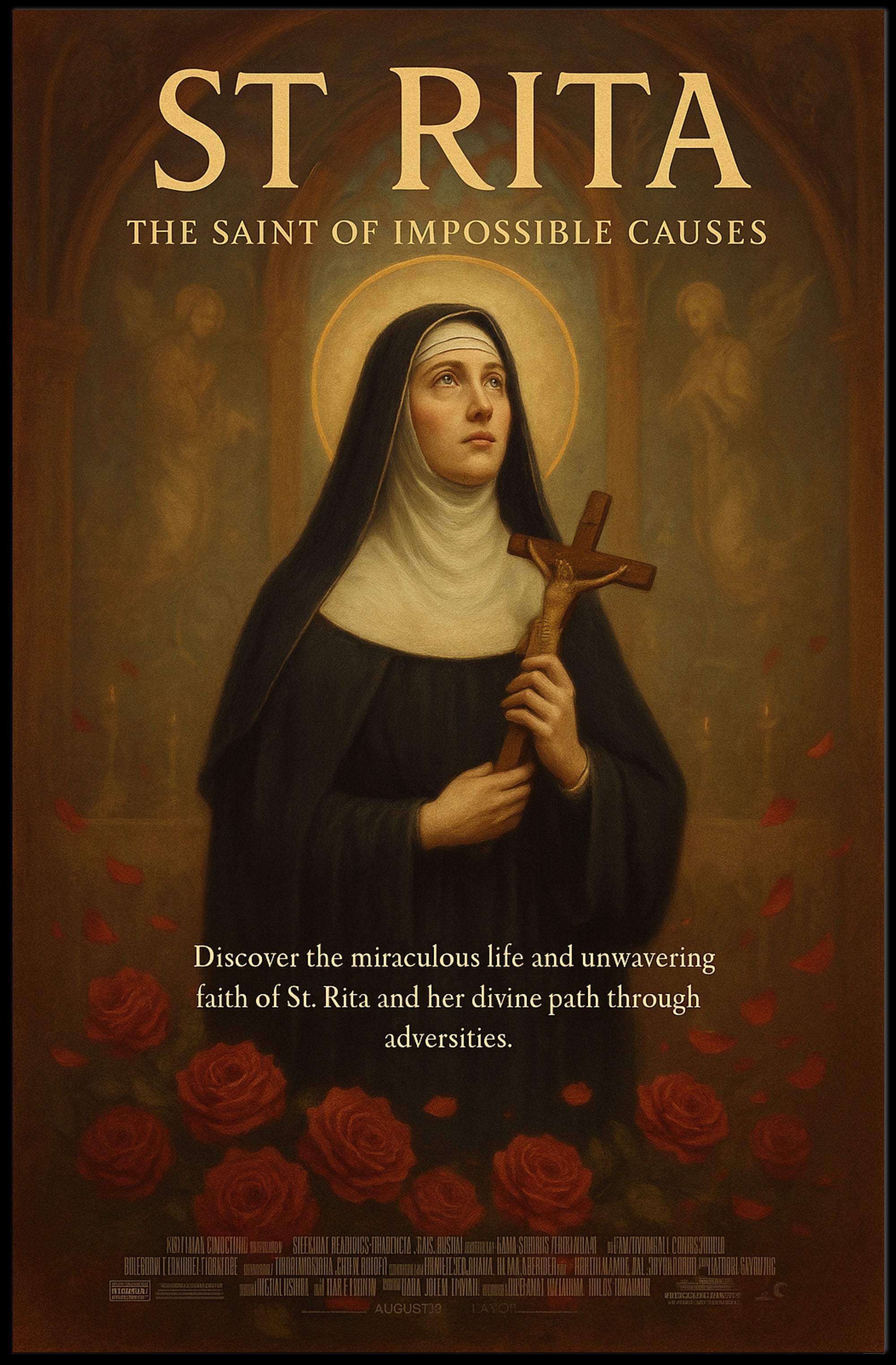 St. Rita The Saint of Impossible Causes Poster PosterGoat