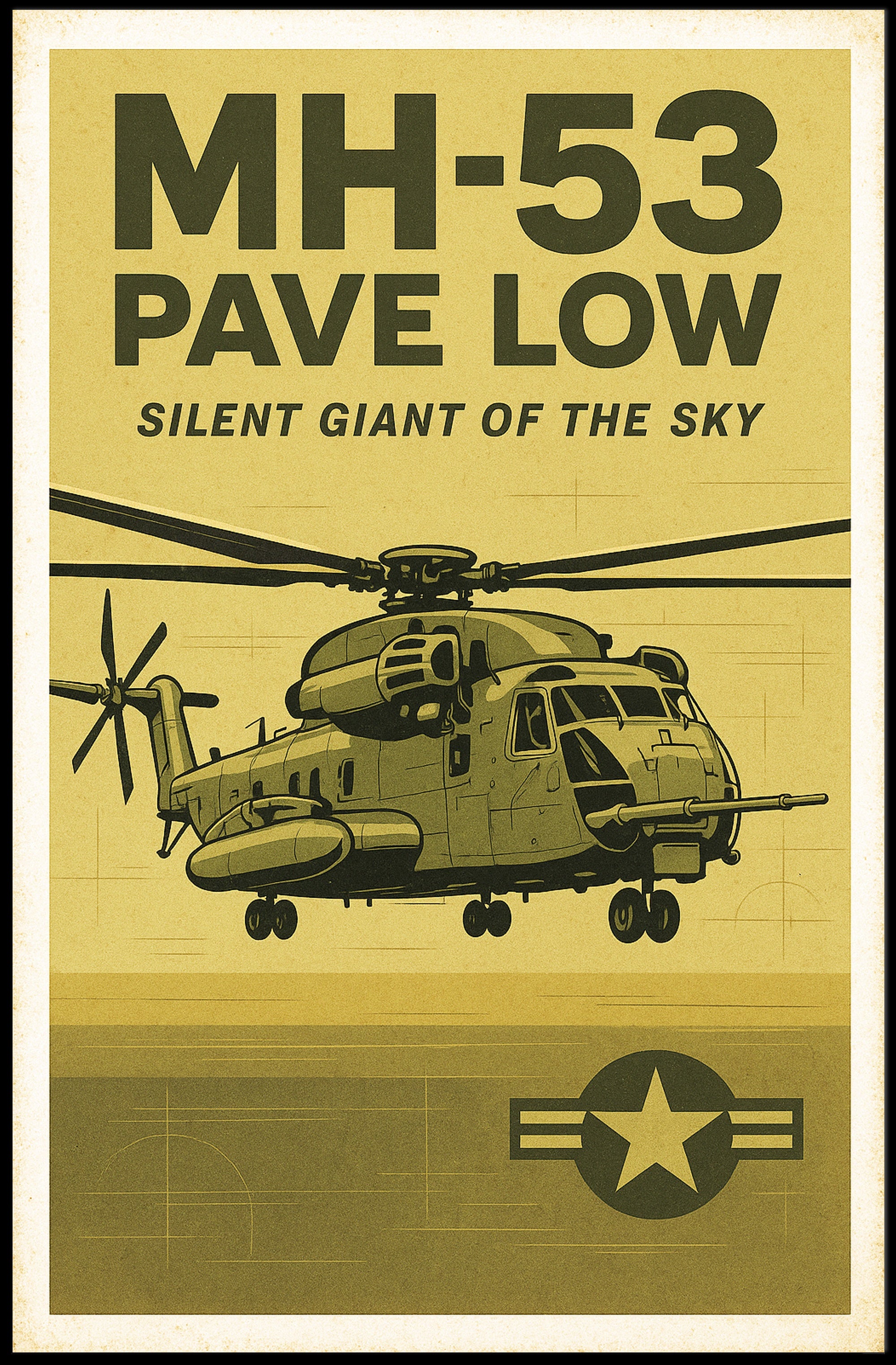 MH-53 Pave Low Silent Giant of the Sky Poster