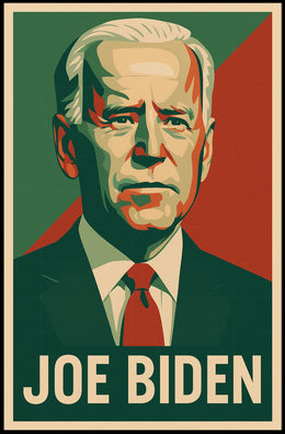 Joe Biden Patriotic Political Leadership Retro Style Poster
