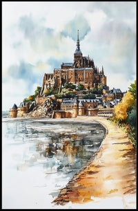 France Mont Saint Michel Poster