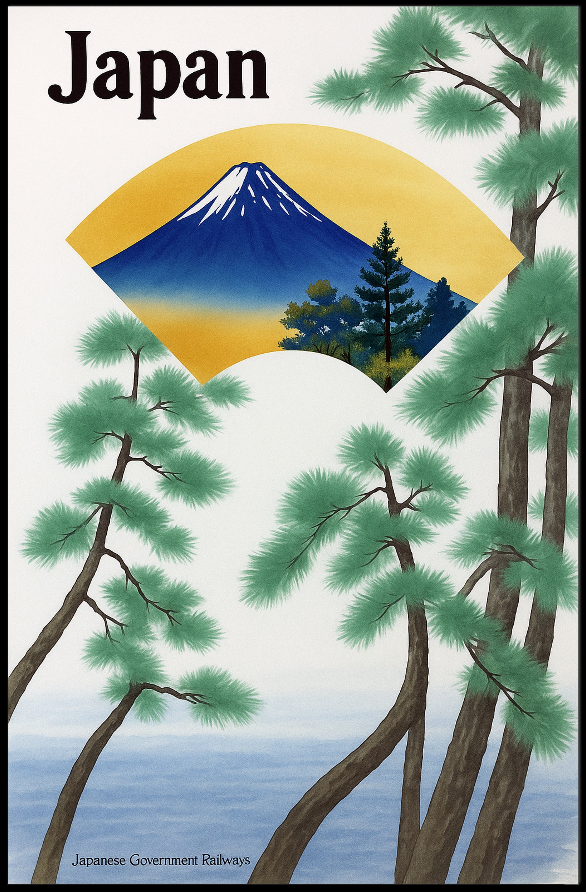 Japan Travel Poster PosterGoat
