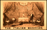 The Italian Magician Vintage Magic Show Historical Poster