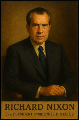 Formal Portrait of Respected Leader Historical or Presidential Poster