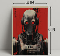 Futuristic Robot Design Poster