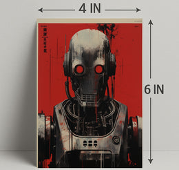 Futuristic Robot Design Poster