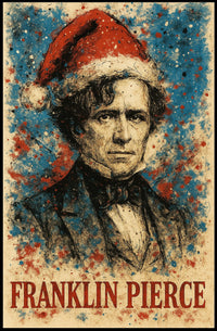 Franklin Pierce 14th President of the United States Christmas SeriesPoster