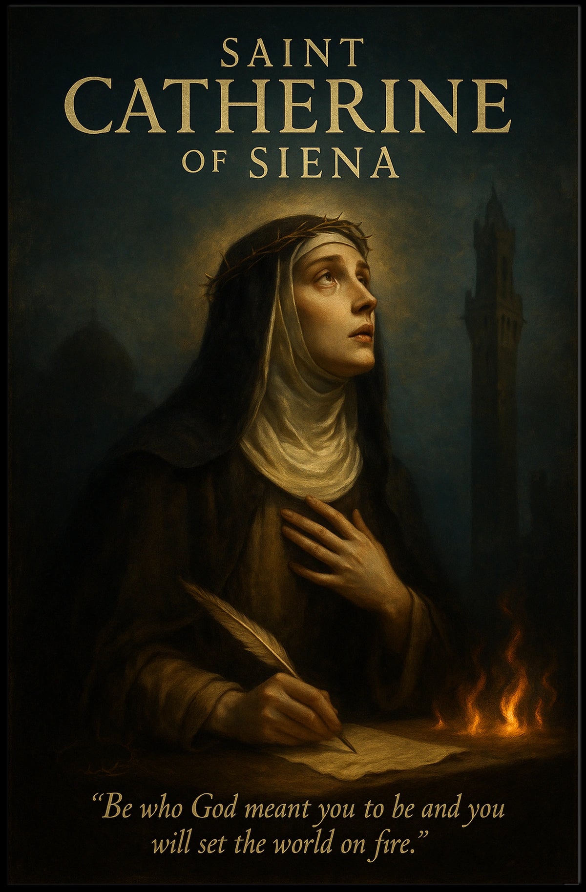 Saint Catherine of Siena Poster