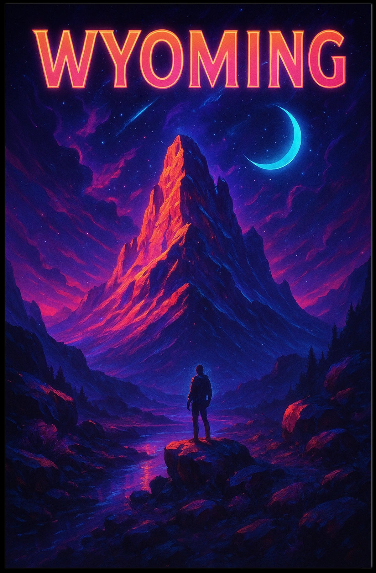 Wyoming Adventure Poster