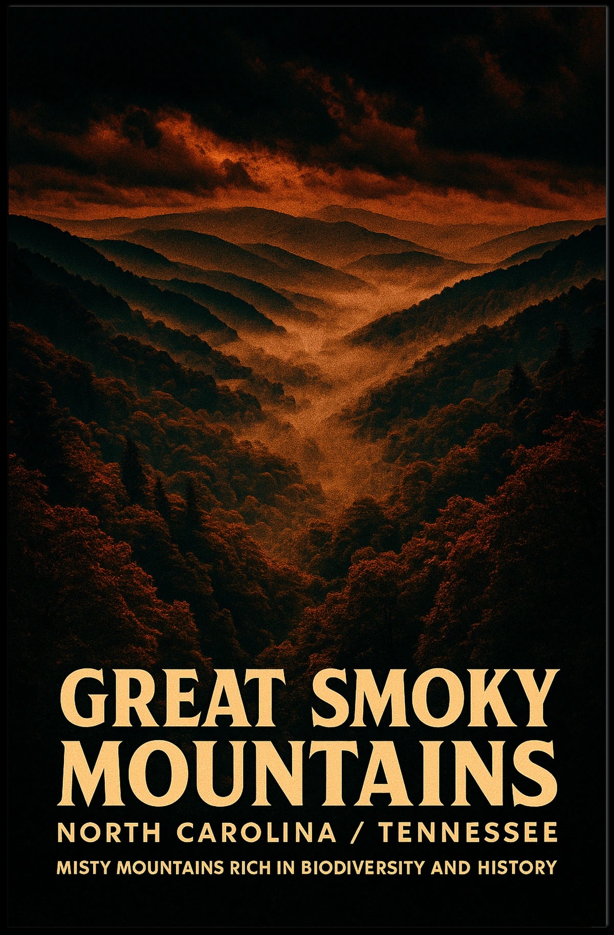 Great Smoky Mountains Poster