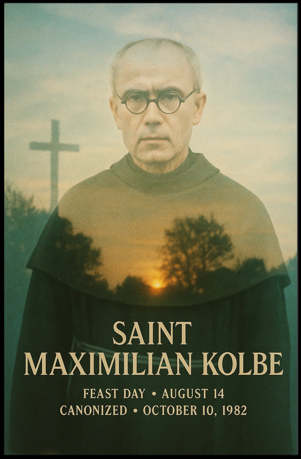 Saint Maximilian Kolbe Poster