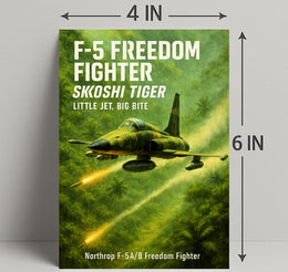 F-5 Freedom Fighter Skoshi Tiger Poster PosterGoat