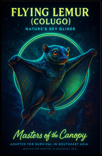 Flying Lemur Masters of the Canopy Poster