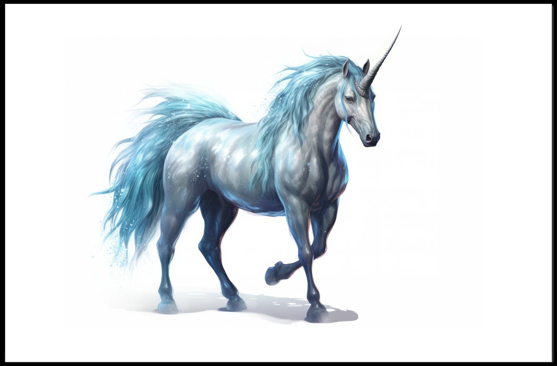 Majestic Unicorn Poster