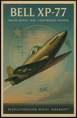 Bell XP-77 Lightweight Fighter Poster